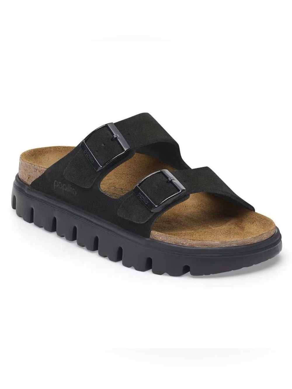 Birkenstock Arizona Chunky in Black Suede - Picture 4 of 9